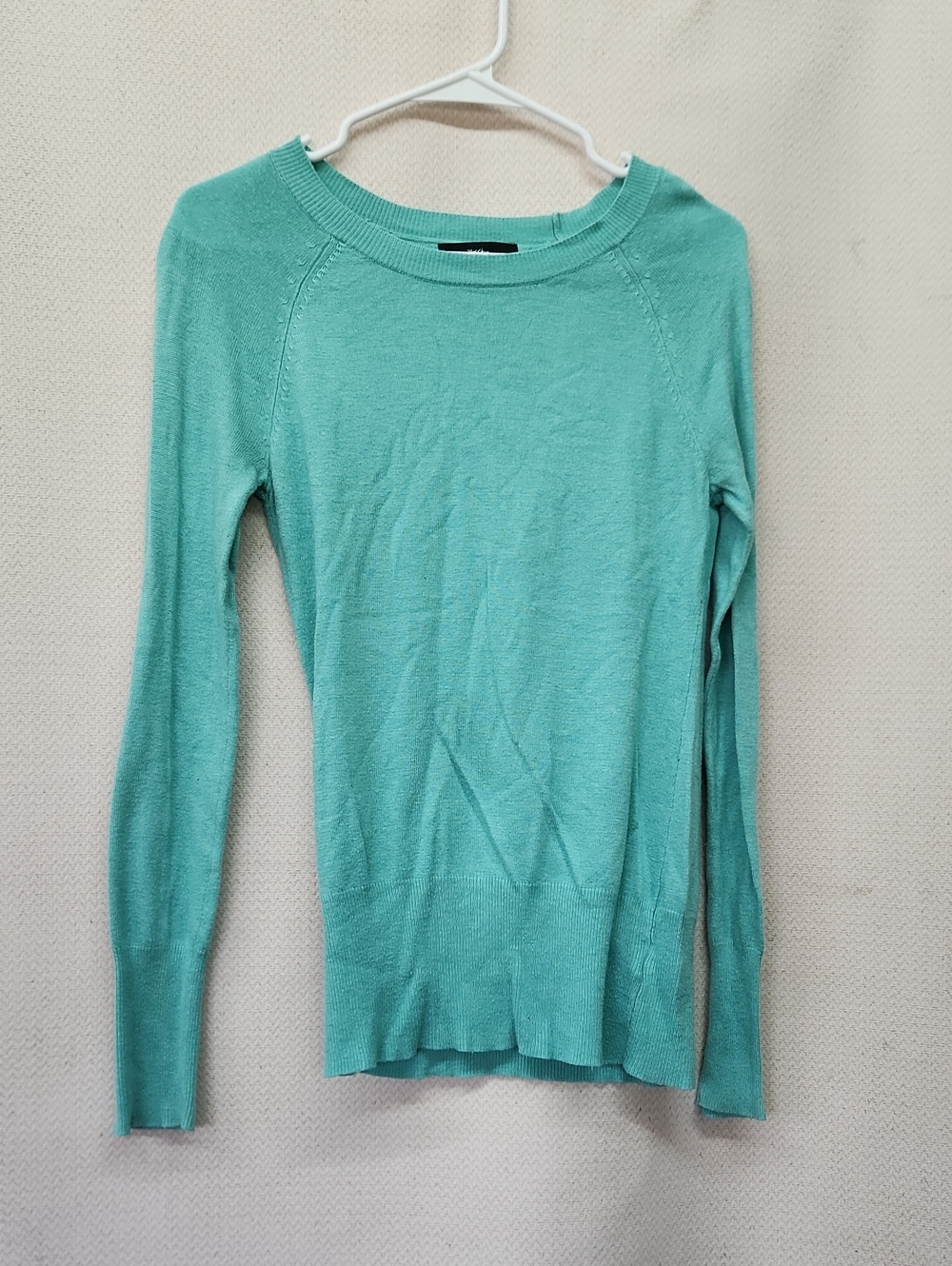 Mossimo Supply Co. Women's Scoop Neck Sweater in Aqua Green